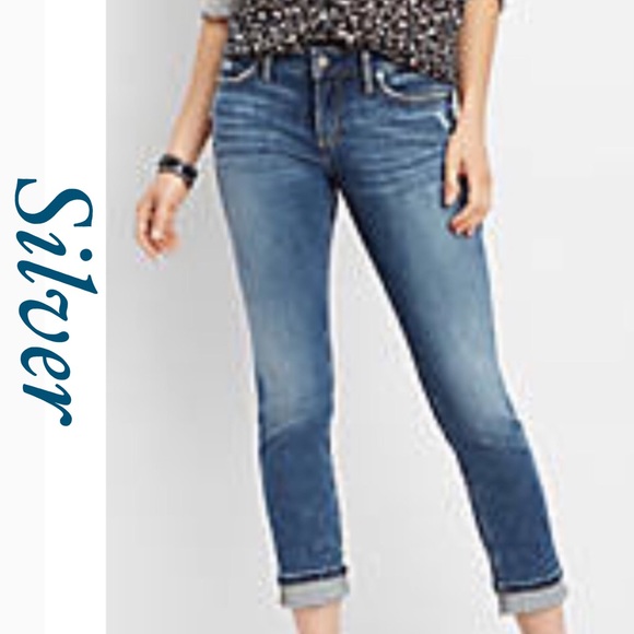 Silver Jeans Denim - NWT Silver jeans slim leg mid rise curvy Suki 29